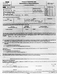 Power of Attorney Document