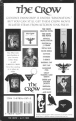 Crow trading card box back