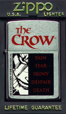 The Crow Zippo lighter