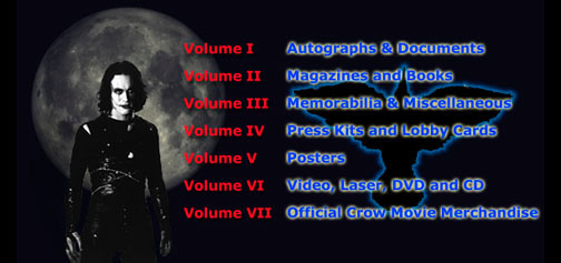 Brandon Lee web site menu