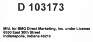 Crow Soundtrack CD - Record Club sticker